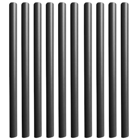 Pacer Group Heat Shrink Tube, Heavy Wall, 3/16 in I.D. Before Shrinking, Black, 12 in, 10 PK BEHS3/16-12BK-10